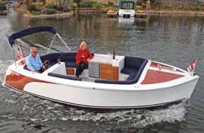 Combining a maintenance free fiberglass hull and deck with nautical wood look accents and a whisper quiet eco-friendly propulsion system this ElectraCraft is sure to turn heads as you enjoy your day