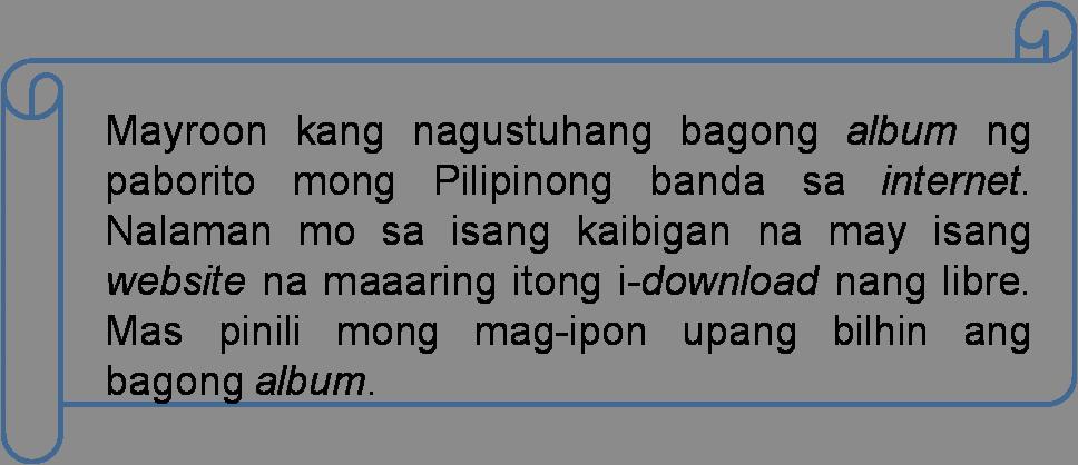 KARAGDAGANG SANGGUNIAN: Computer Hope. (2014). How do I download a file from the Internet?. Retrieved from http://www.computerhope.com/issues/ch000505.htm Esteban, C. P. (2010).