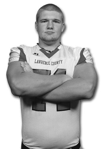 Noah Armstrong Offensive Lineman - Lawrence County 6 7, 293 pounds Helping anchor this yearʼs Elite Team Offensive line is Lawrence Countyʼs big man, Noah Armstrong.