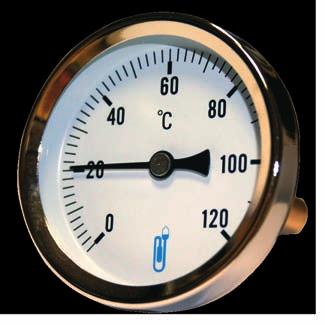 Dial Thermometers Coiled bimetal element thermometers to EN13190 European