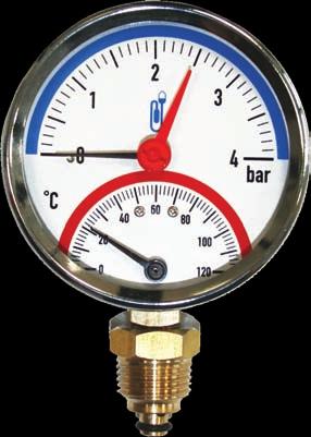 Combined Gauges Combined Thermometer and Pressure Gauges Steel Case