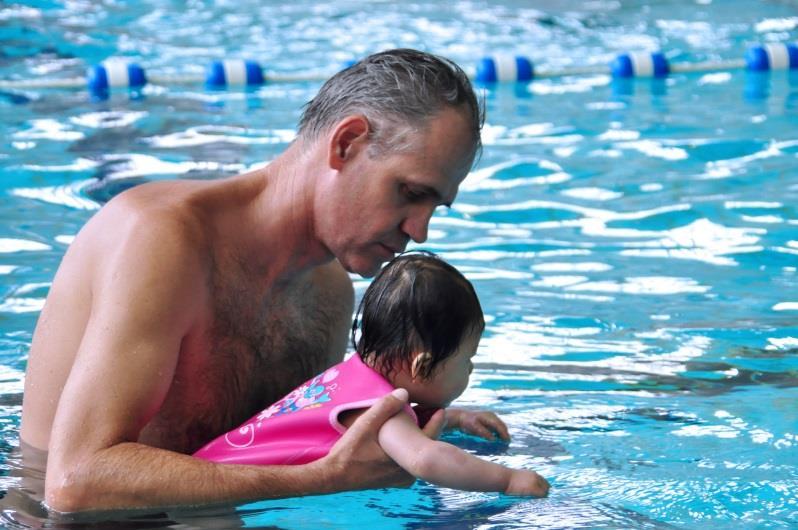 Infant Aquatic Programme Parent assistance in the water is required for ALL Infant Aquatic Swimming classes Parent and Infant (4 months - 2 years) (Structured according to age groups of 4-11 months &