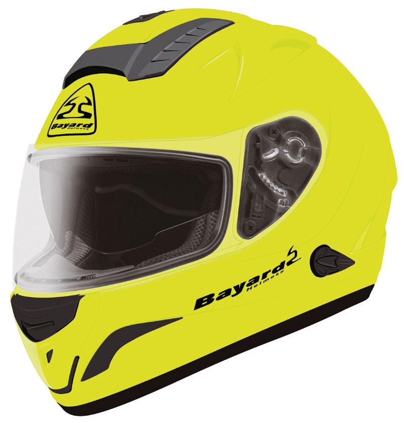 Signal yellow > With integrated sunvisor > 2 sizes outer shell > Detachable,