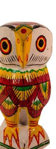 25 HOME Decor Table Top Owl base Lamp Shade W: 600 gm S: 20Inch