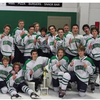 Trophy Case Congrats to our Bantam B1 Boys for winning the Faribault Tournament. The Irish defeated KC Mavericks 8-0, Rochester 7-0 and Faribault 6-0 to earn the Championship game on Sunday.