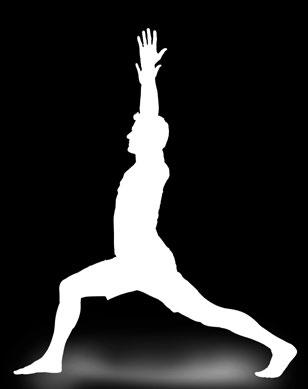 Left leg should be straight and heel lifted. Inhale and lift arms above head, palms facing each other, and square hips to front.