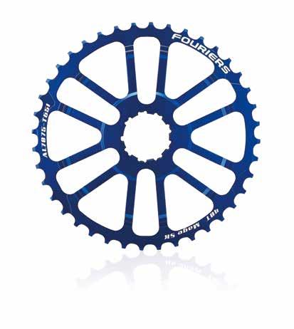 It is recommended to add the 40T after the 34T sprocket and the 42T after the 36T sprocket.