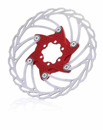 DISC ROTOR & ADAPTOR Enhanced cooling area Additional contact area BR-DSK001 Disc brake rotor.