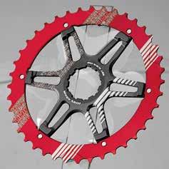 Challenge steep climbs and modify your SHIMANO cassette with the Mage SK2 40/42T sprocket. Recommended for 1x and 2x drivetrain systems.