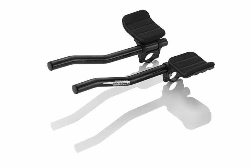 TRI-BAR HB-TR003 Fixed arm pads. Arm rest height adjustable with 20-60mm adapter. 470g/set Triathlon arm rest For Ø31.