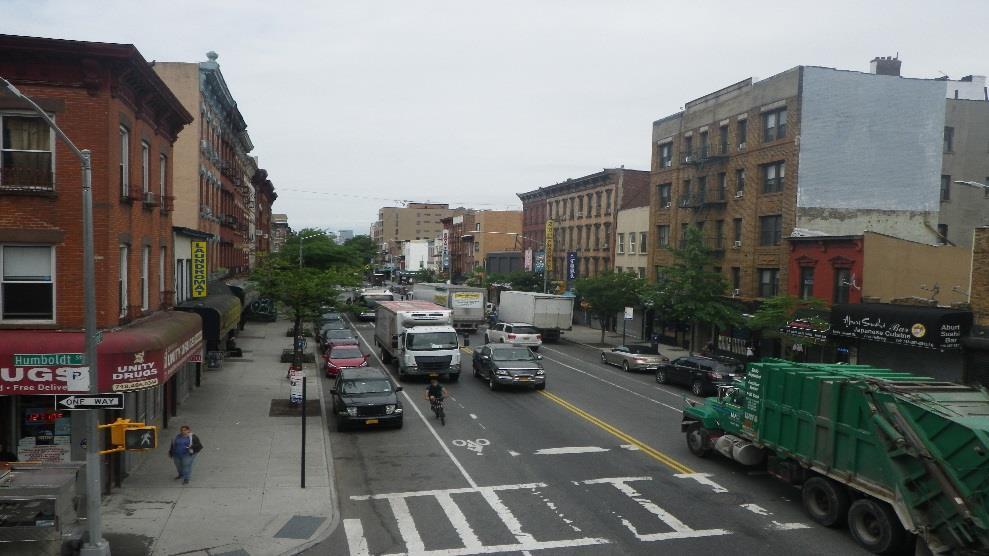 Balancing the needs of all users Grand Street Corridor Transit Making high-frequency bus service a viable option for displaced L train customers Bike Creating a safe cycling route on direct route to
