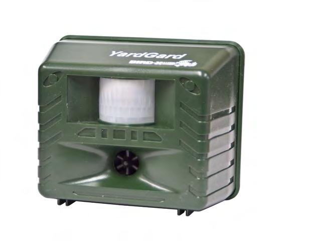 Animal Deterrents Sound Deterrents YardGard Outdoor animal pest repeller. Keep animals off your property with ultrasonic harassment sound. Frightening to animals, virtually inaudible to people.