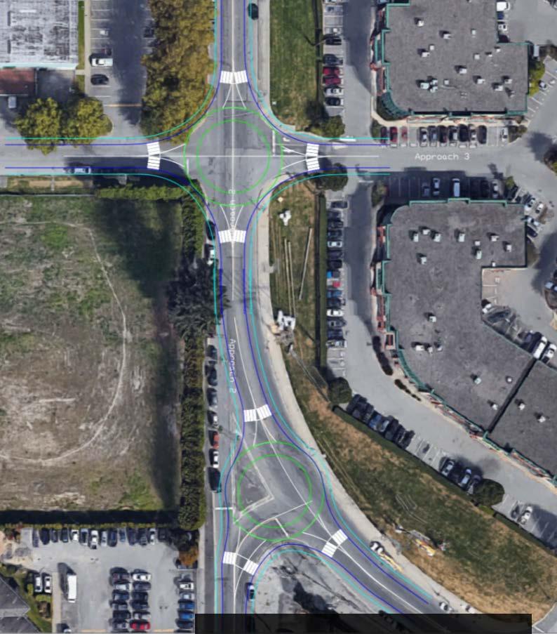 6.6. Future Traffic Control Signalization vs Roundabouts The City requested a review of the possibility of roundabouts for the future traffic control for the intersections of Kelly Ave at Kingsway