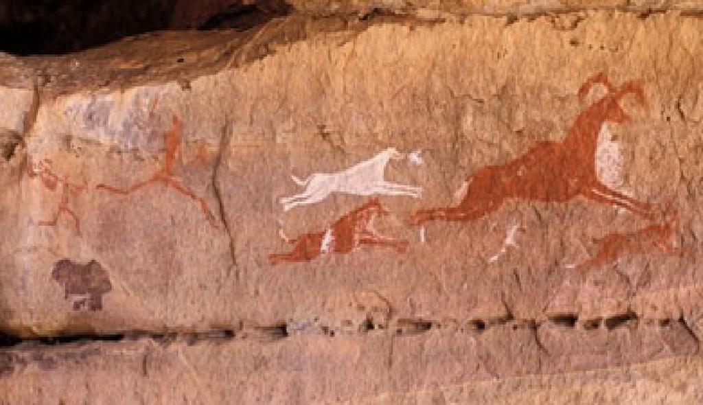 Because hunter gatherers depended on wild animals for both food and shelter, groups had to move as the animals moved. Oftentimes they had to find shelter in caves if there were any nearby.