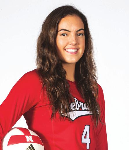 #4 SAMI SLAUGHTER SO. / OH / 6-1 / HARRISBURG, S.D. (HARRISBURG) 2018 Had four kills and two digs against No. 7 Florida and No.