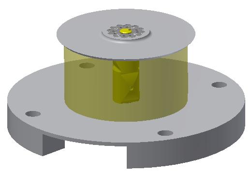 MGSE will consist of anodized aluminum plate used to connect the sail s reel to the chamber s table.