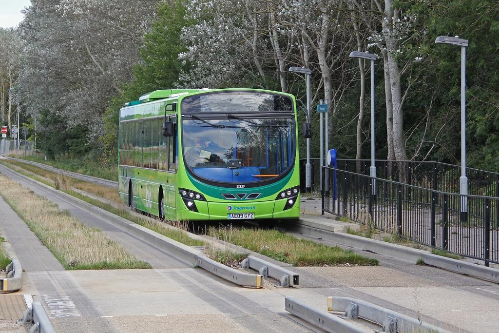 Figure 2.6 Pedestrian crossing on the Cambridgeshire Busway The benefits 2.