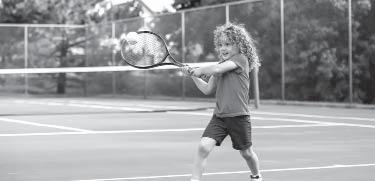Preschool Introduction to Tennis, Age 4 yrs Class time is split between the development of tennis specific coordination and motor skills, and development of racquet handling and ground strokes.