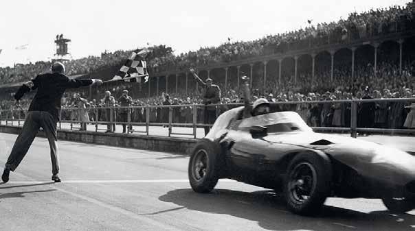 A great British success THE vw4 STORY The 1957 victory at Aintree of the Vanwall VW4 racing car started with Tony Brooks behind the wheel and took the chequered flag with Stirling Moss in the driver