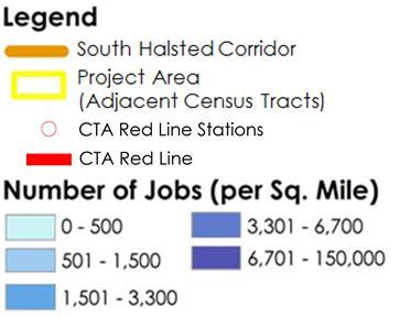 Population Ratio Corridor* Cook County 57% 66% 45% 60% Unemployment Rate 21% 10% *All Census tracts directly
