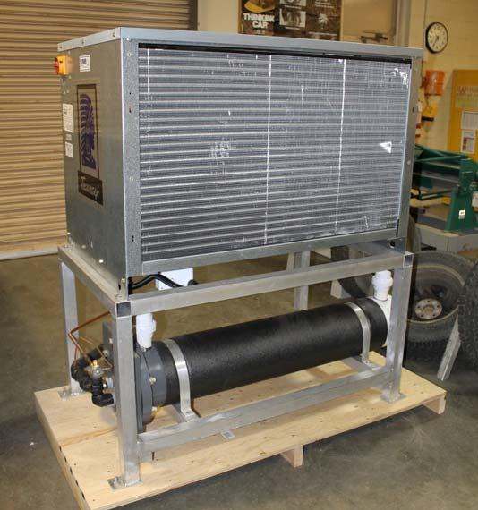 Figure 2. A 5 HP titanium industrial water chiller (Ti-CHAF-10) from Universal Marine Industries.