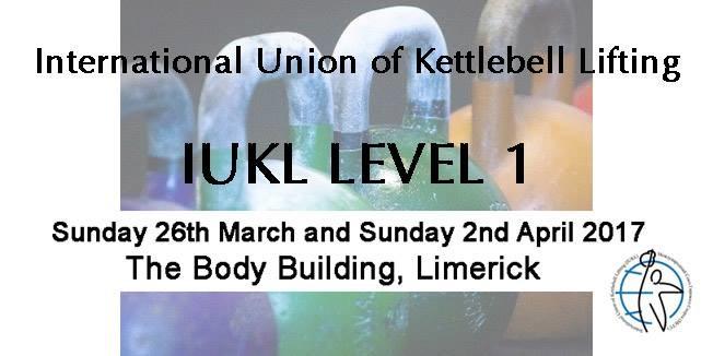 AIKLF MEMBERS EVENTS IUKL KETTLEBELL INSTRUCTOR COURSE Rachel Mcmanus is running the IUKL KETTLEBELL INSTRUCTOR Level 1 Certificate over two consecutive Sundays; Sunday March 26th and Sunday April