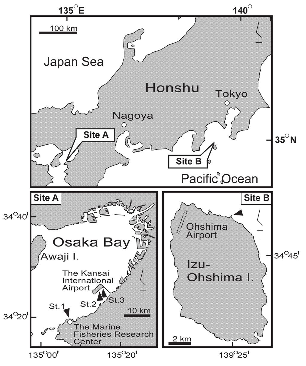 2 N. SAITO ET AL. Fig. 1. Map showing the collecting sites.