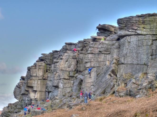 In September 1977 Alison fell and hurt herself badly climbing at Stanage in Derbyshire.