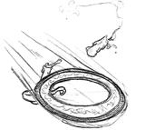 Thrown Weapons Throwing Disc A throwing disc is a small disc or ring with about one foot in diameter.