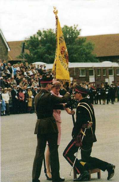 Colonel-in-chief of The Royal Hampshire Regiment.