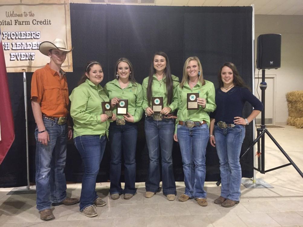 The Intermediate team of Mary McLiney, Kadi Fretwell, Tess Underbrink and Melanie Douglas were first and the team of