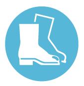 Wear Head Wear Foot PPE Required by NR / Maintenance