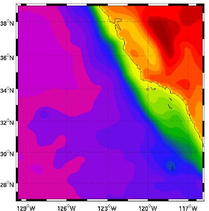 Model Domain and Experiment Northeastern Pacific