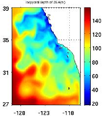 4 Isopycnal Depth(m) OCEANIC VARIABLES