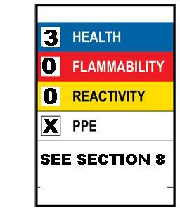 HAZARDOUS MATERIAL INFORMATION SYSTEM (HMIS) CLASSIFICATION: USE OF THIS INFORMATION: Premier Medical Corporation offers this information to customers, employees, contractors, and the general public