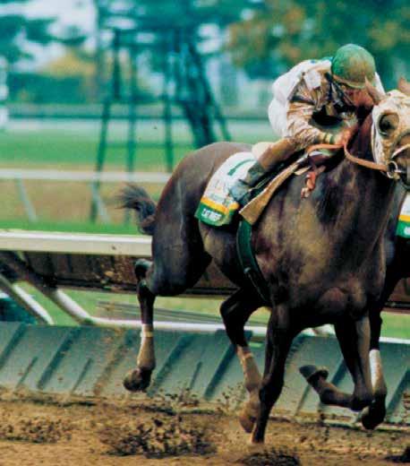Trainer D. Wayne Lukas has won six Futurities. RICK SAMUELS Lukas-trained Cat Thief won the 1998 Breeders Futurity over Answer Lively.