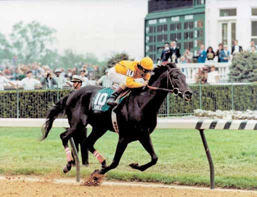 Top, Calumet Farm s Whirlaway used the 1940 Futurity as a springboard to his successful Triple Crown sweep of 1941.