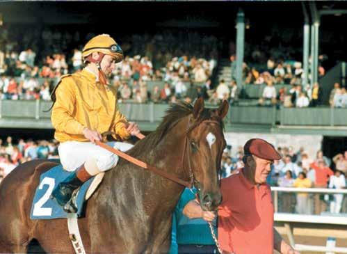 BLOOD HORSE LIBRARY Spendthrift Farm s Durazna became the first filly winner, taking the 1943 running. you to get a two-turn race.