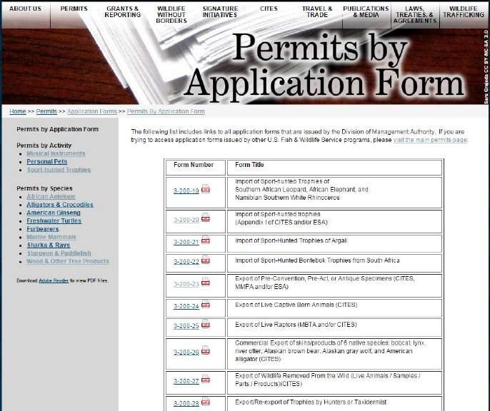 Permits 101: Application Forms Instructions are on the application form. Complete every question. Write N/A if a question does not apply to your activity.