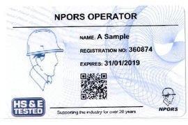 P a g e 5 National Plant Operators Registration Scheme (NPORS) Since NPORS was formed in 1992 it has worked hard to ensure that appropriate training and assessments are being delivered to employers