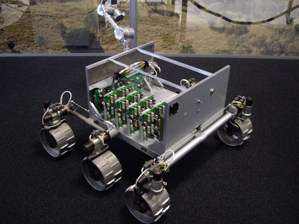 ExoTeR rover: a Triple-Bogie platform (cont.) Locomotion platform type Lab rover prototype ExoTeR based on the triple-bogie design. Keeps the kinematic properties of ExoMars design (as of 2007).