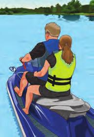 Boating Basics 21 Avoid causing erosion by operating at slow speed and by not creating a wake when operating near shore or in narrow streams or rivers.