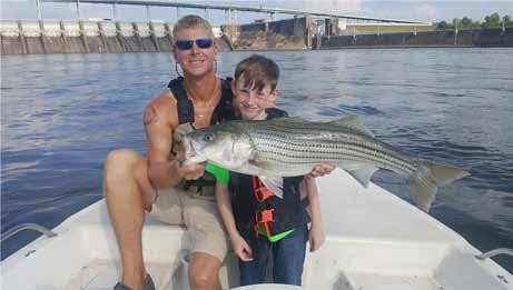 as a LOCAL, sponsored/pro angler. We are a FULL TIME guide service, targeting ALL east Tennessee species: Trophy Striper, Trout, Catfish, Bass, Crappie, White bass, Sauger and Muskey.