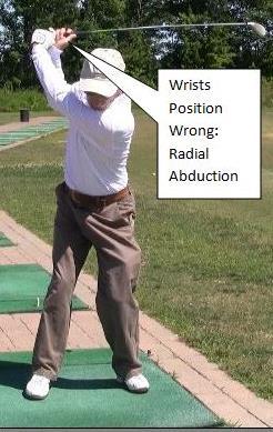 Chapter 14: Applying the Movements in Your Swing Is your trailing upper arm pointing down, rather than out? Has your lead arm moved across your body and up, but not so far up to be an over-swing?