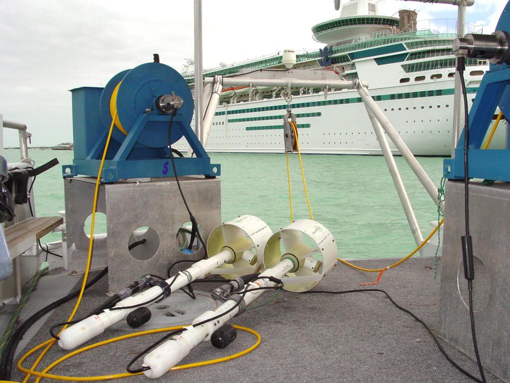 A Remote-sensing Survey of Key West Harbor and Approaches, 2003-2004 Magnetometers Ready to be Deployed, Key West Harbor, December, 2003