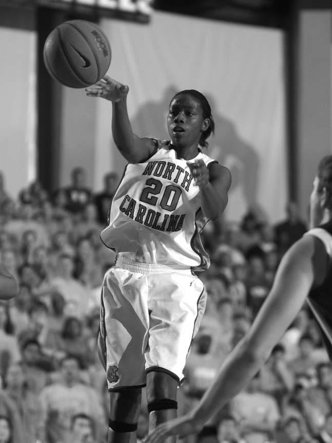 Career Highs Points: 28 (Wake Forest, 1/2/04) Rebounds: 15 (Maryland, 1/19/04) Assists: 5 (Georgia State, 12/19/04; Georgia Tech, 1/30/05) Steals: 6 (Wofford, 12/1/04; Coastal Carolina, 12/12/04)