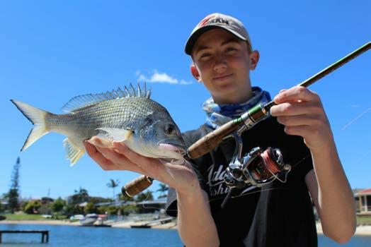 Bream are readily available and good fun on light gear.