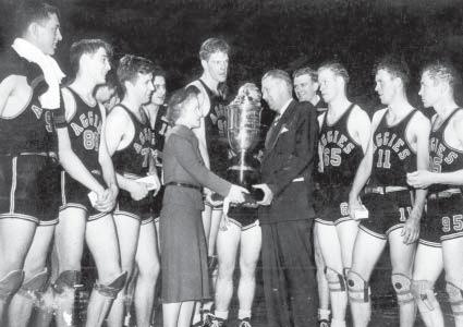 OSU AT THE FINAL FOUR Oklahoma A&M Aggies 1946 NCAA Champions Overall Record: 31-2 The 1946 Oklahoma A&M basketball team was one for the record books.