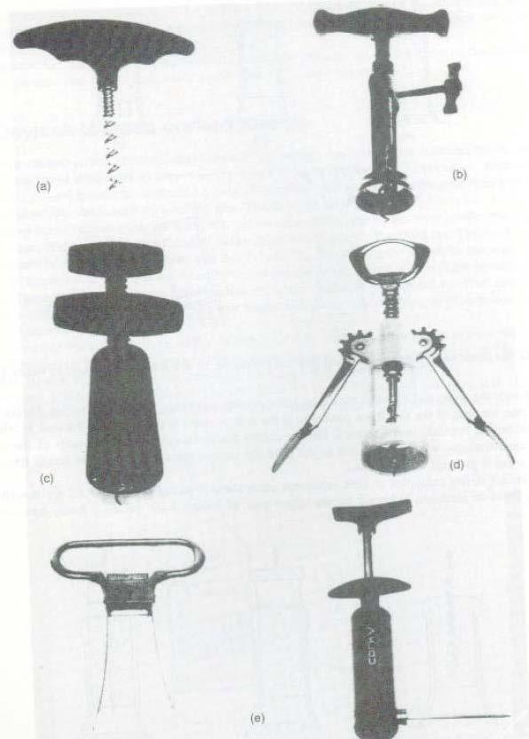 Examples of Cork Screw Removers Direct Pull Gear Level Screw Spring