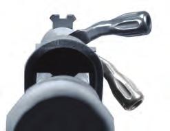 60 degree bolt handle lift provides fast cycling and maximum clearance around mounted scope Two position saftey lever and